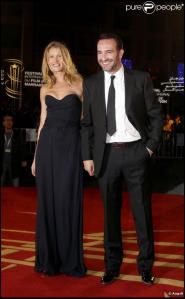 Jean Dujardin et Alexandra Lamy lors du dernier Festival du Film de Marrakech. 